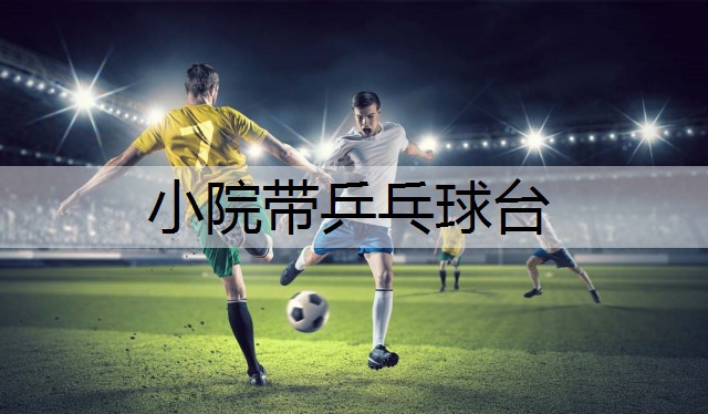小院带乒乓球台